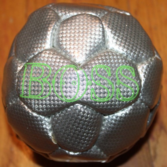 Vintage 90s Hugo Boss Sweater + Swimming Trunks + Promo Ball - Picture 12 of 13